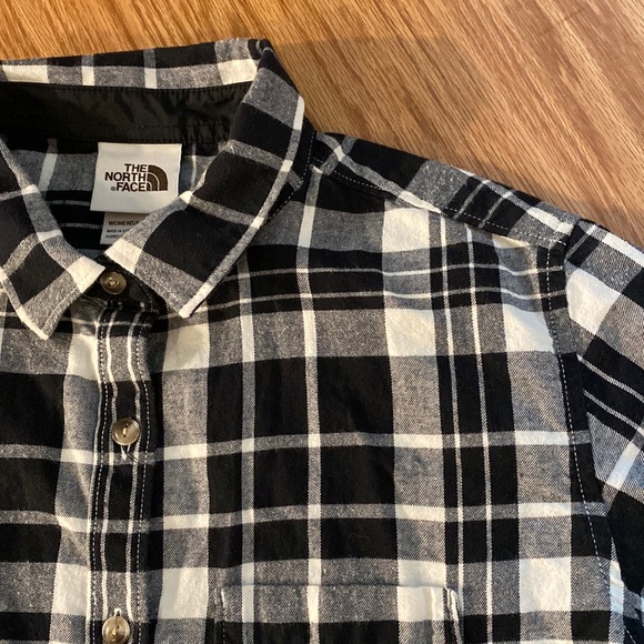 The North Face Tops - North Face Flannel button up shirt